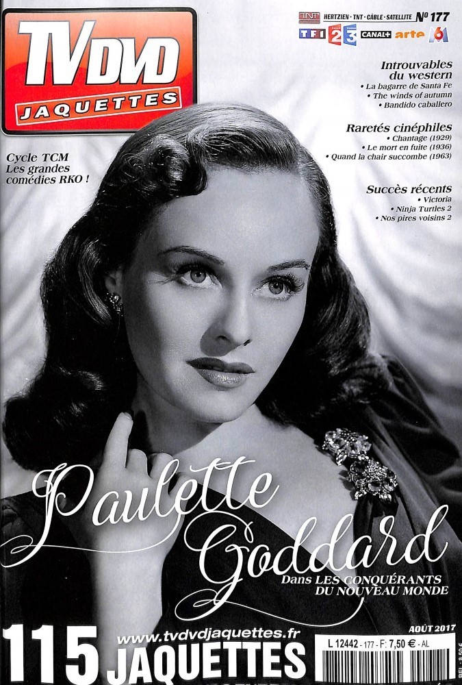 TV DVD JAQUETTES magazine side cover Issue 177  August 2017