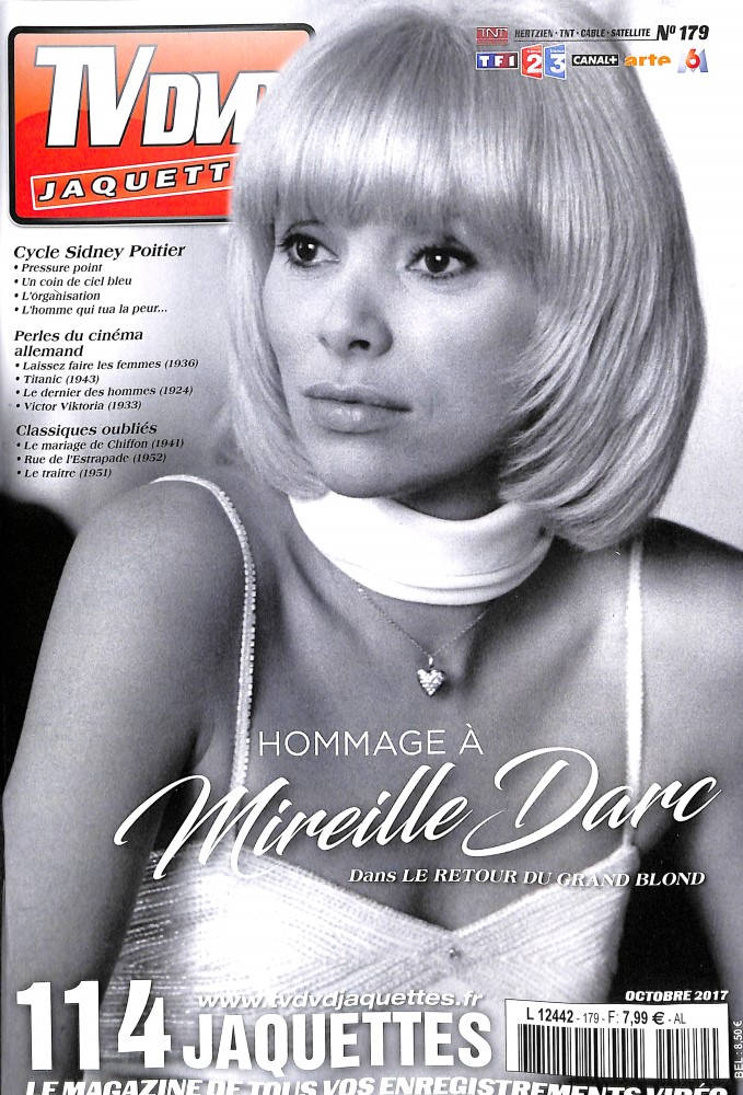 TV DVD JAQUETTES magazine side cover Issue 179  October 2017