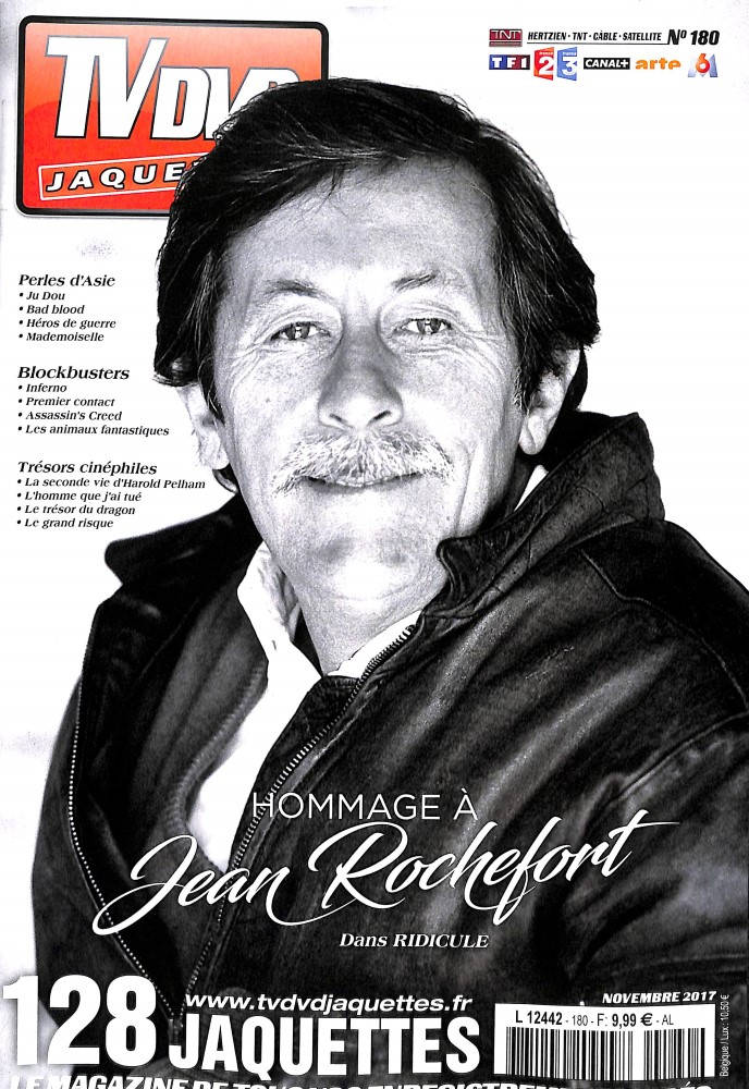 TV DVD JAQUETTES magazine side cover Issue 180  November 2017