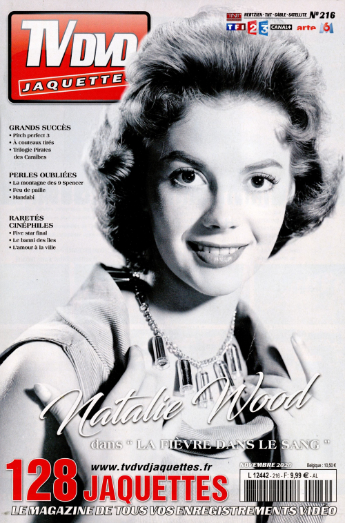 TV DVD JAQUETTES magazine side cover Issue 216  November 2020