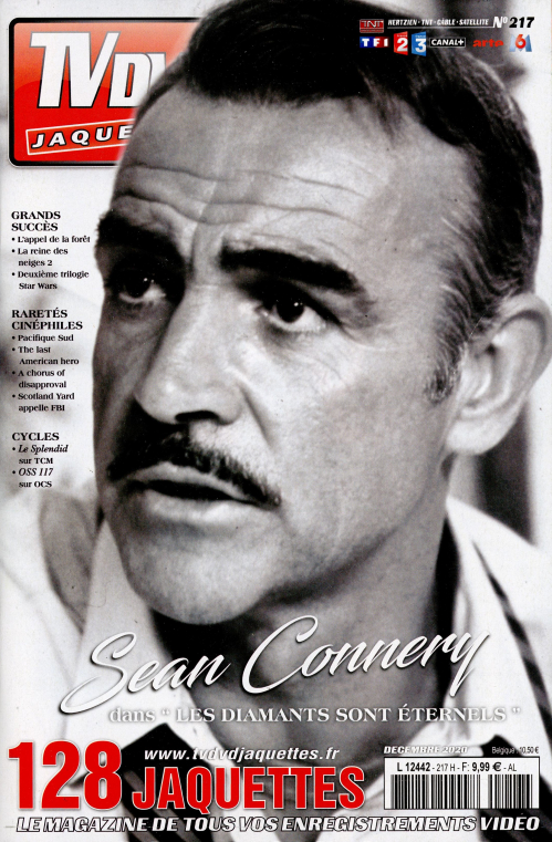 TV DVD JAQUETTES magazine side cover Issue 217  December 2020