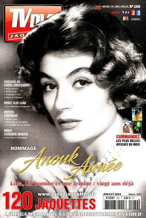 TV DVD JAQUETTES magazine side cover Issue 260  July 2024
