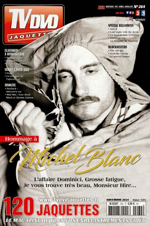 TV DVD JAQUETTES magazine side cover Issue 264  November 2024