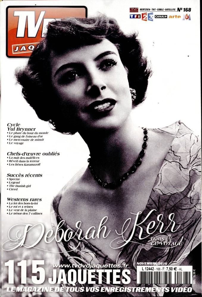 TV DVD JAQUETTES magazine side cover Issue 168 November 2016