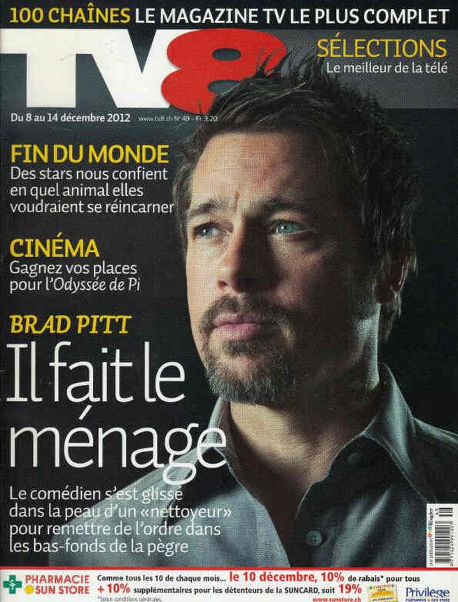 TV EIGHT magazine side cover Issue 49 8 December 2012