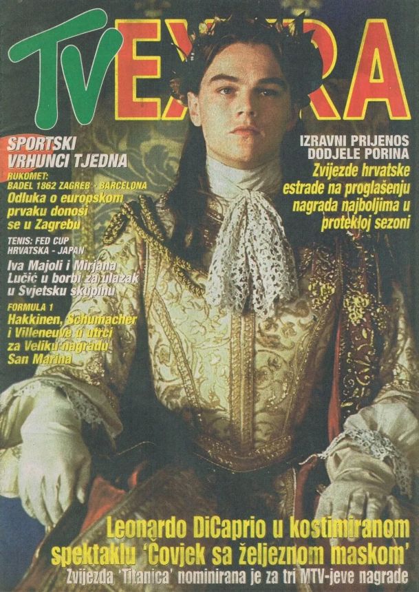 TV EXTRA magazine side cover  April 1998