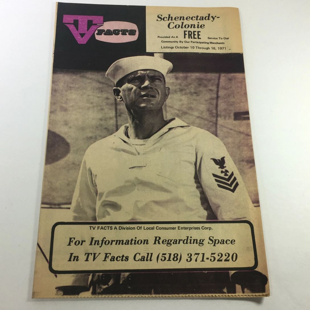 TV FACTS magazine side cover 10 October 1971