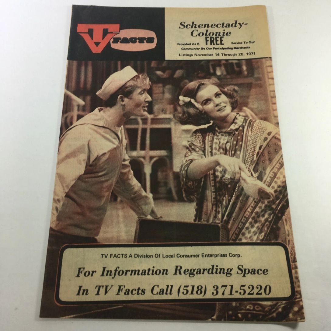 TV FACTS magazine side cover 14 November 1971
