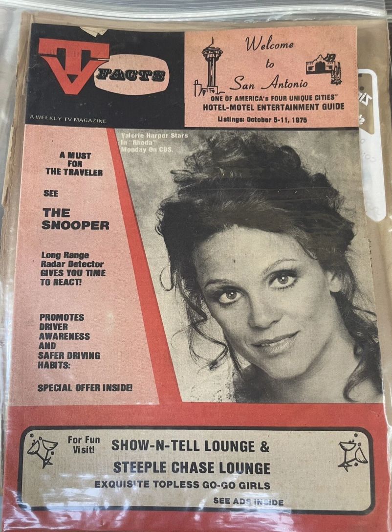 TV FACTS magazine side cover 5 October 1975