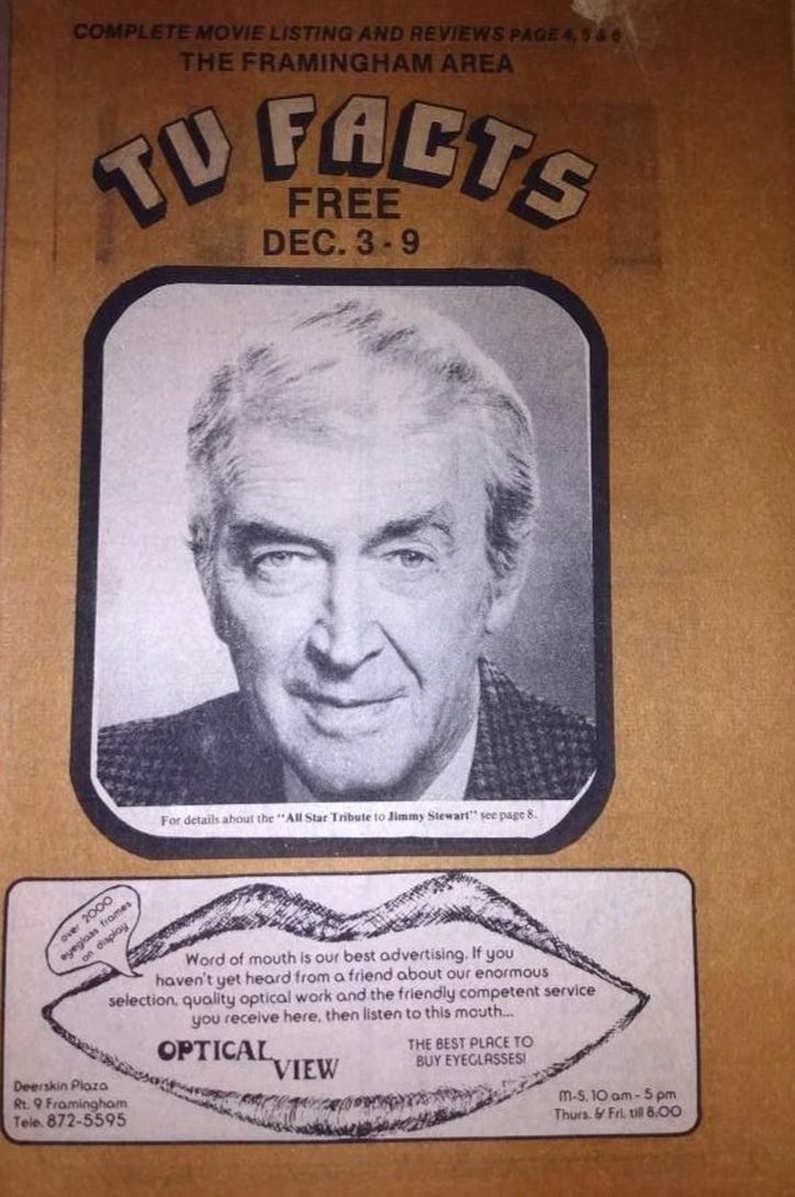 TV FACTS magazine side cover 3 December 1978