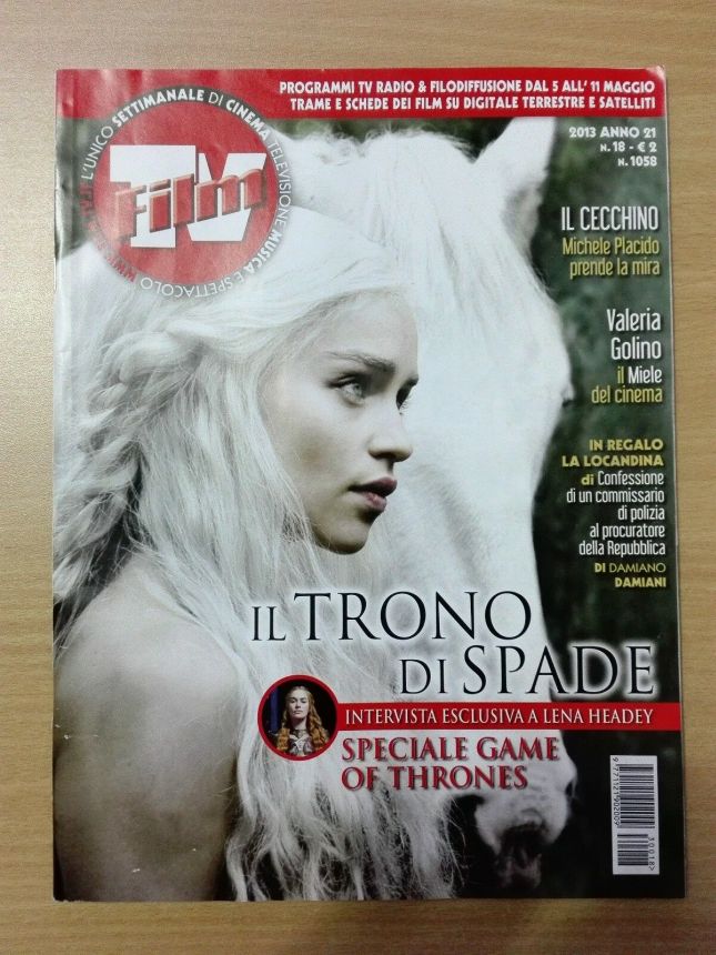 FILM TV magazine side cover Issue 18 5 May 2013