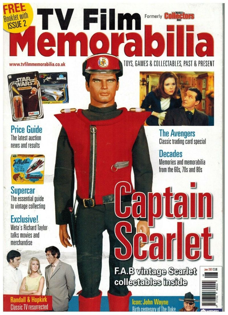 TV FILM MEMORABILIA magazine side cover Issue 2  June 2007