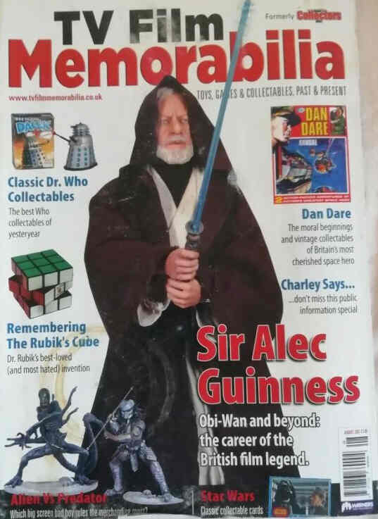 TV FILM MEMORABILIA magazine side cover Issue 4  August 2007