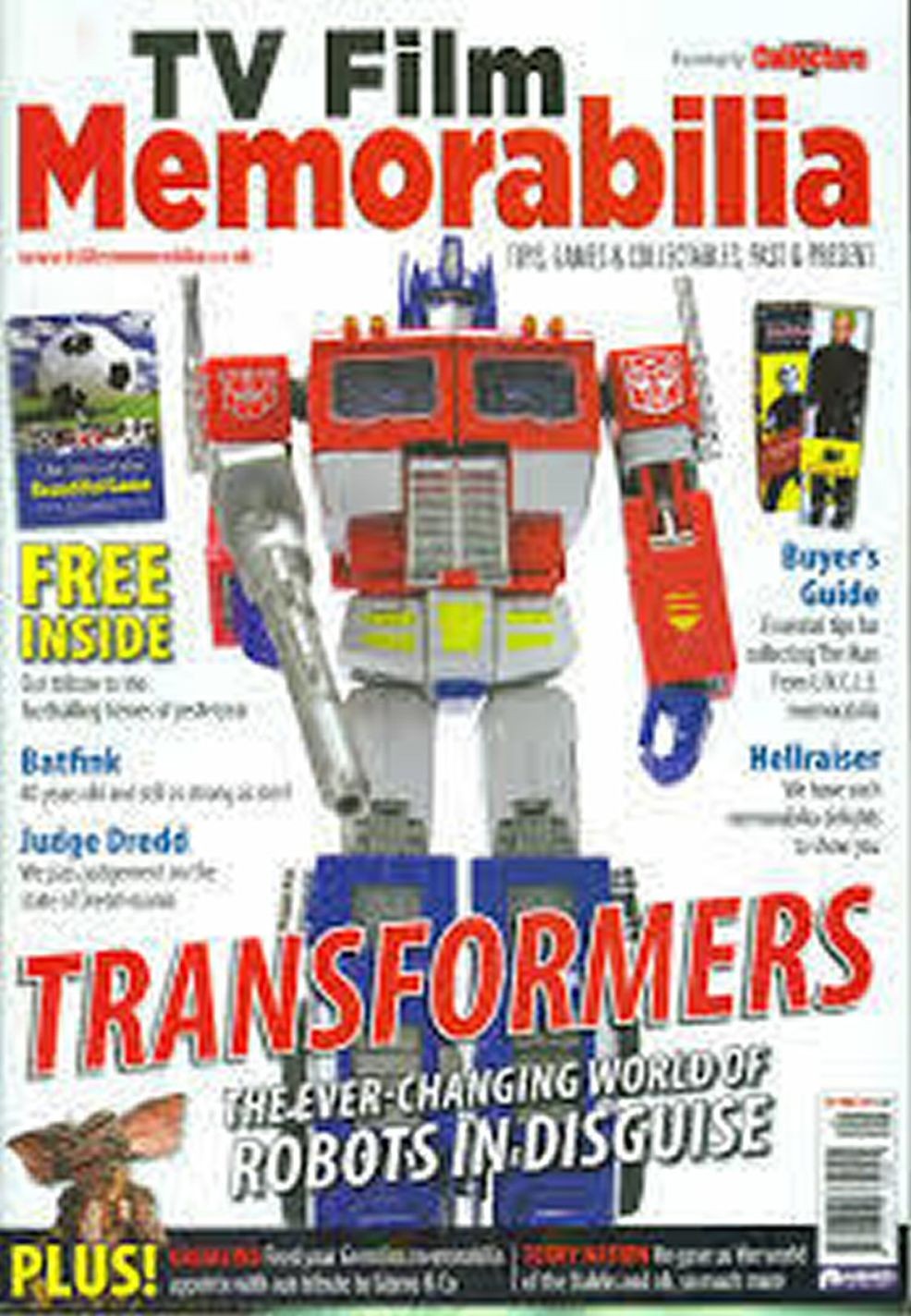 TV FILM MEMORABILIA magazine side cover Issue 5  September 2007