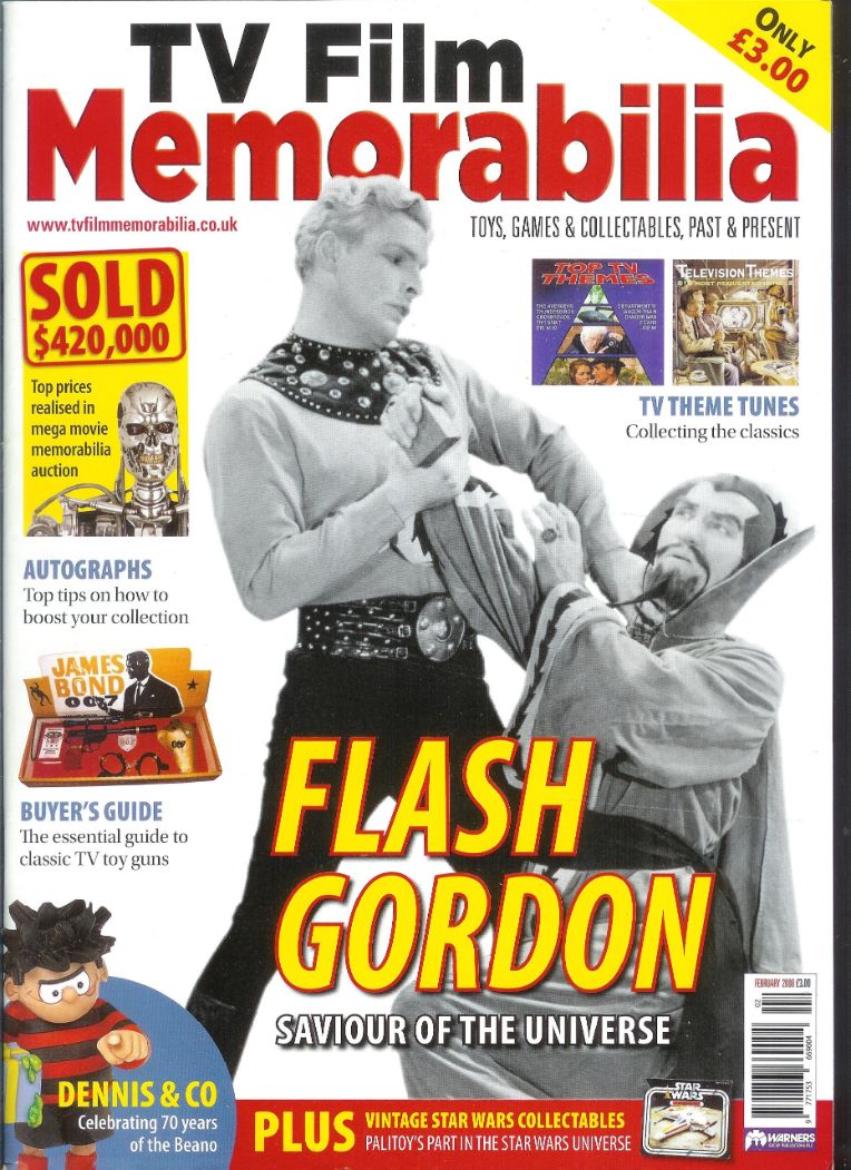 TV FILM MEMORABILIA magazine side cover Issue 10  February 2008