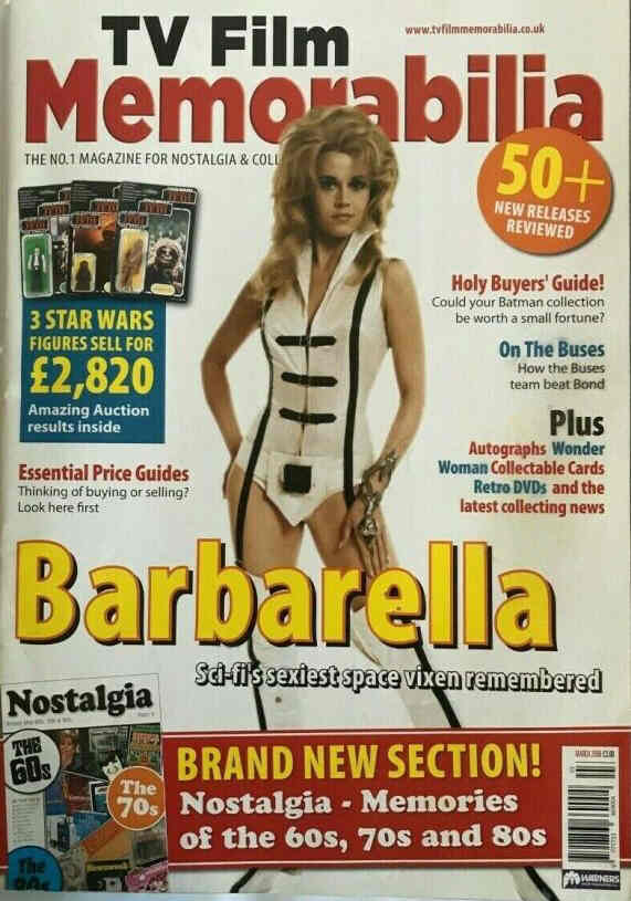 TV FILM MEMORABILIA magazine side cover Issue 11  March 2008