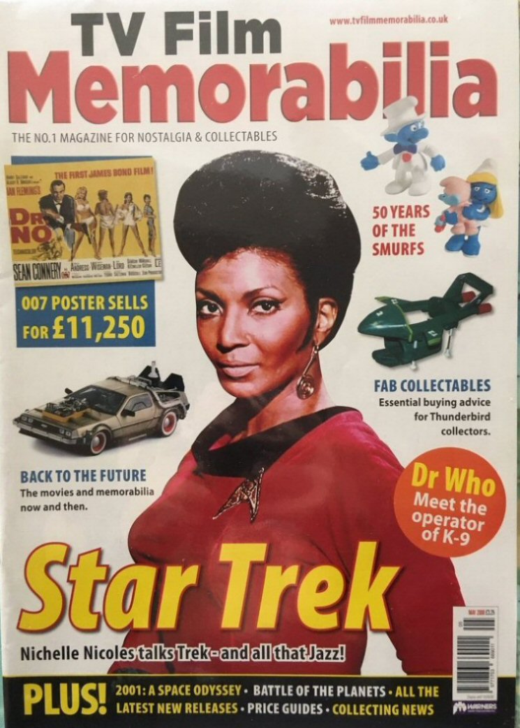 TV FILM MEMORABILIA magazine side cover Issue 13  May 2008
