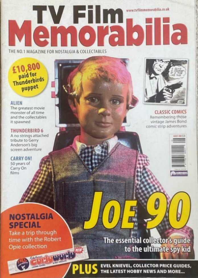 TV FILM MEMORABILIA magazine side cover Issue 16  August 2008