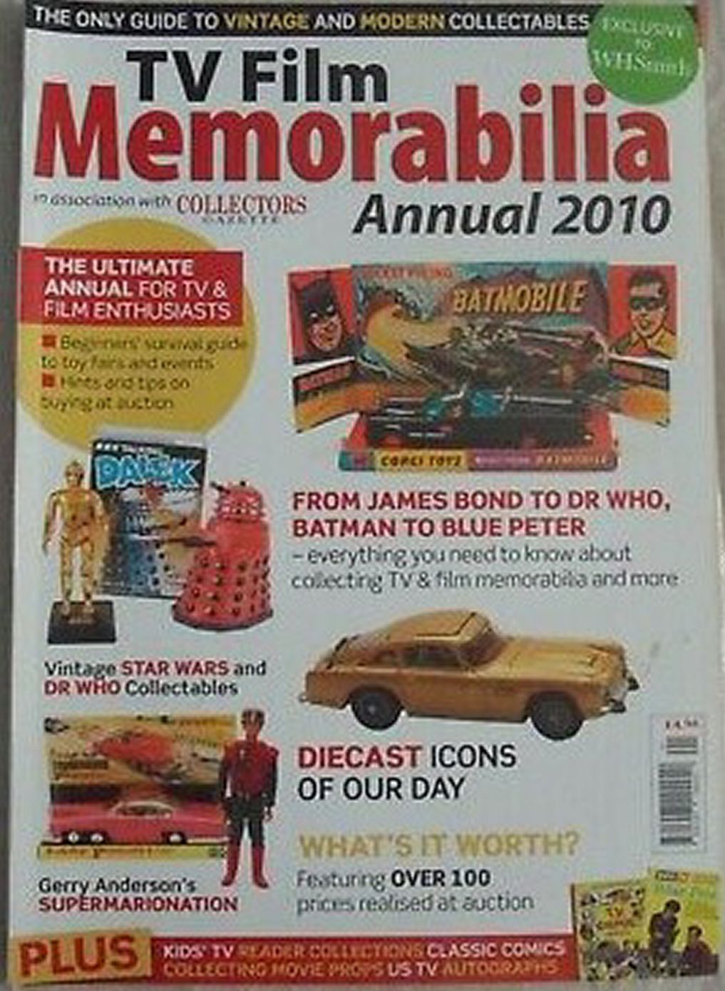 TV FILM MEMORABILIA magazine side cover  Annual   2010