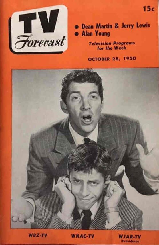 TV FORECAST magazine side cover 28 October 1950