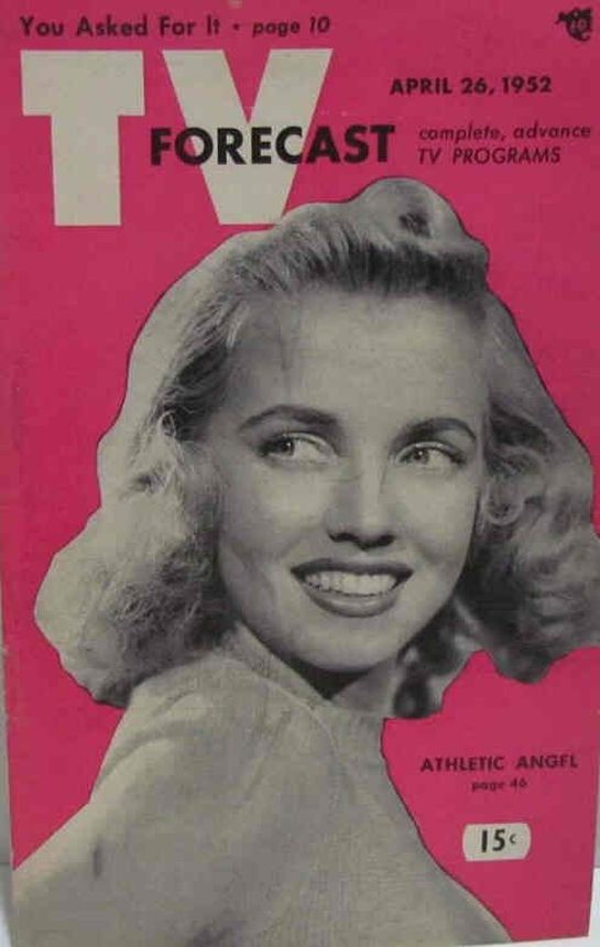 TV FORECAST magazine side cover 26 April 1952