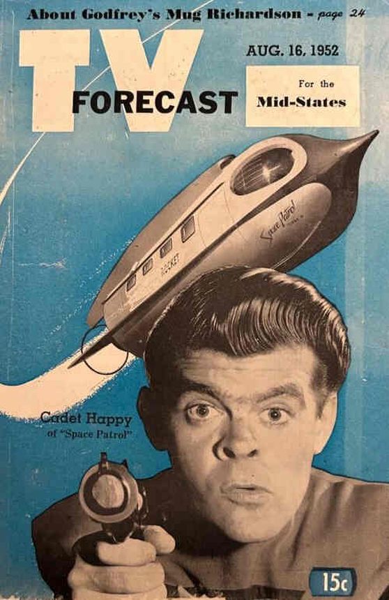 TV FORECAST magazine side cover 16 August 1952