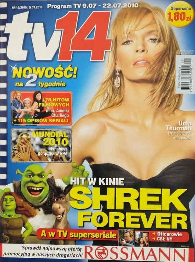 TV FOURTEEN magazine side cover 9 July 2010
