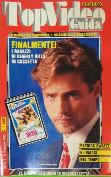 TOP VIDEO GUIDA magazine side cover  June 1993
