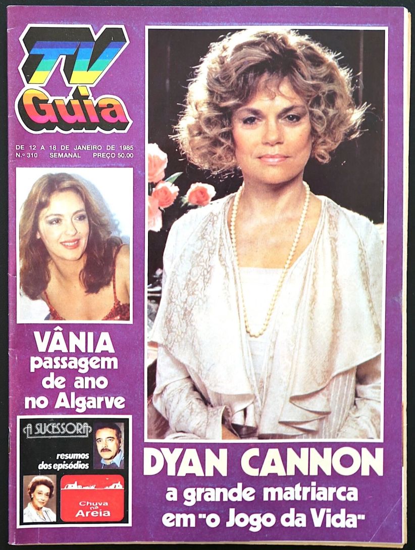 TV GUIA magazine side cover Issue 310 18 January 1985