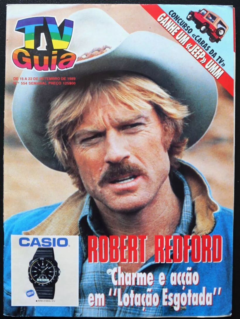 TV GUIA magazine side cover Issue 554 22 September 1989