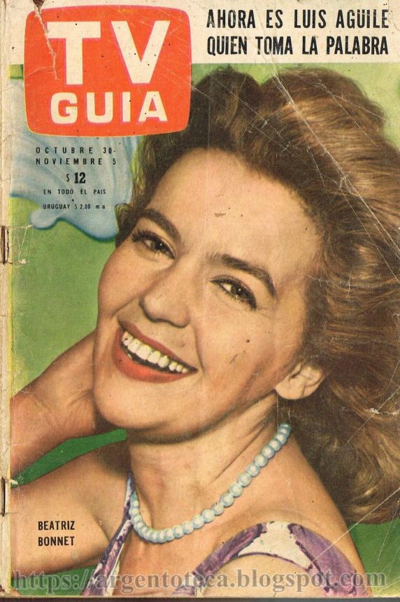 TV GUIA (ARG) magazine side cover Issue 21 30 October 1963