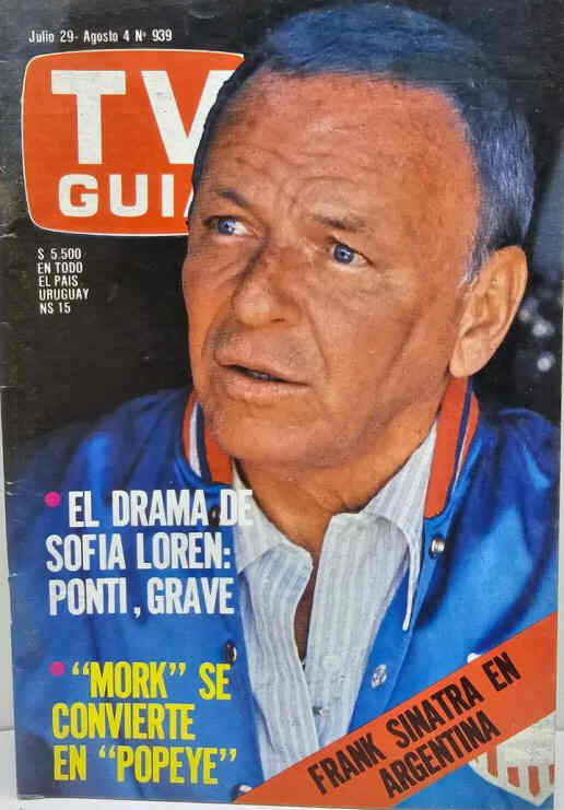 TV GUIA (ARG) magazine side cover Issue 939 29 July 1981
