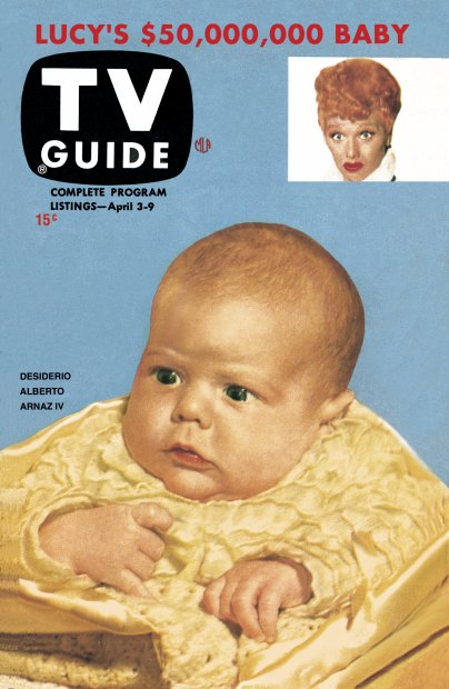 TV GUIDE USA magazine side cover Issue 1 3 April 1953