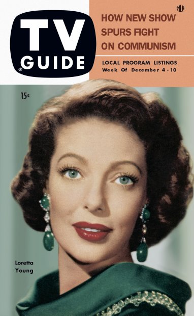 TV GUIDE USA magazine side cover Issue 36 4 December 1953
