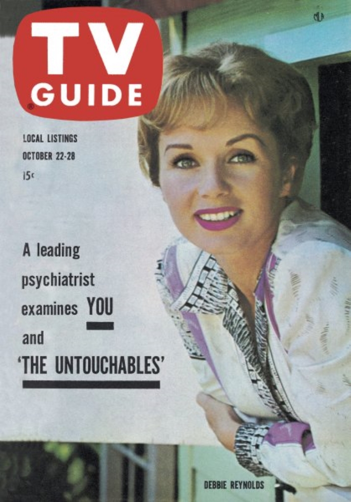 TV GUIDE USA magazine side cover Issue 395 22 October 1960
