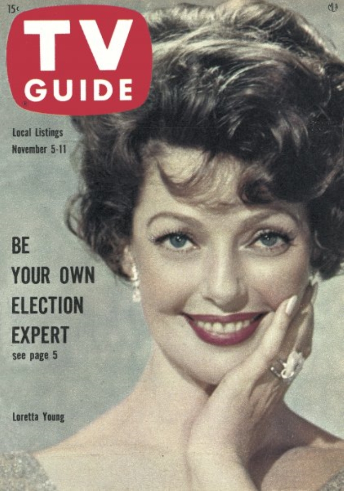 TV GUIDE USA magazine side cover Issue 397 5 November 1960