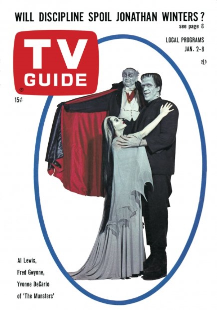 TV GUIDE USA magazine side cover Issue 614 2 January 1965