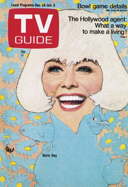 TV GUIDE USA magazine side cover Issue 822 28 December 1968