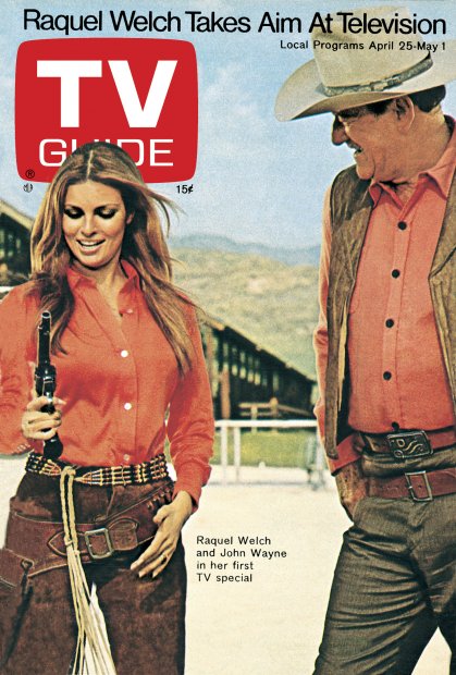 TV GUIDE USA magazine side cover Issue 891 25 April 1970