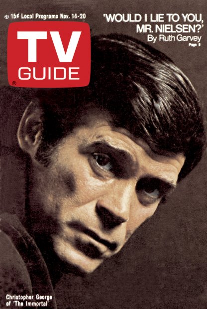 TV GUIDE USA magazine side cover Issue 920 14 November 1970