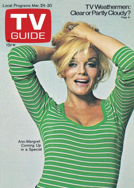 TV GUIDE USA magazine side cover Issue 1043 24 March 1973