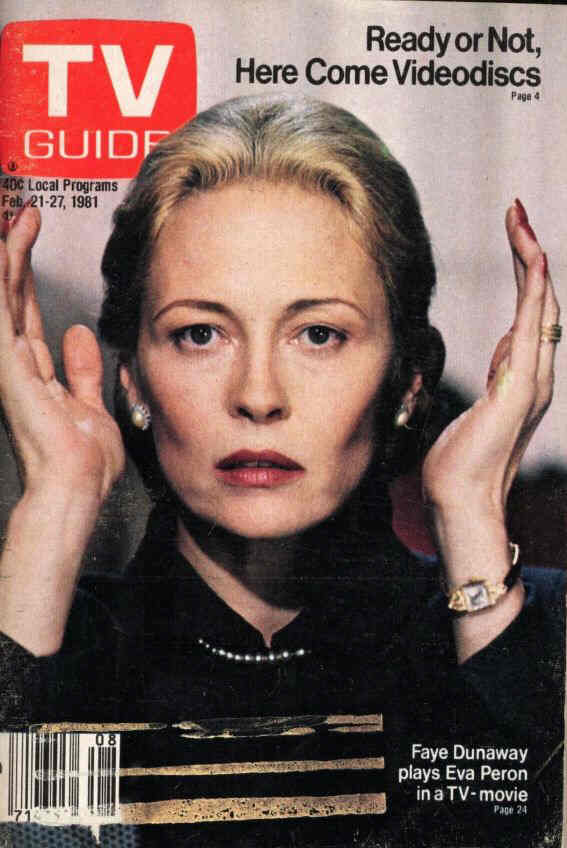 TV GUIDE USA magazine side cover 21 February 1981