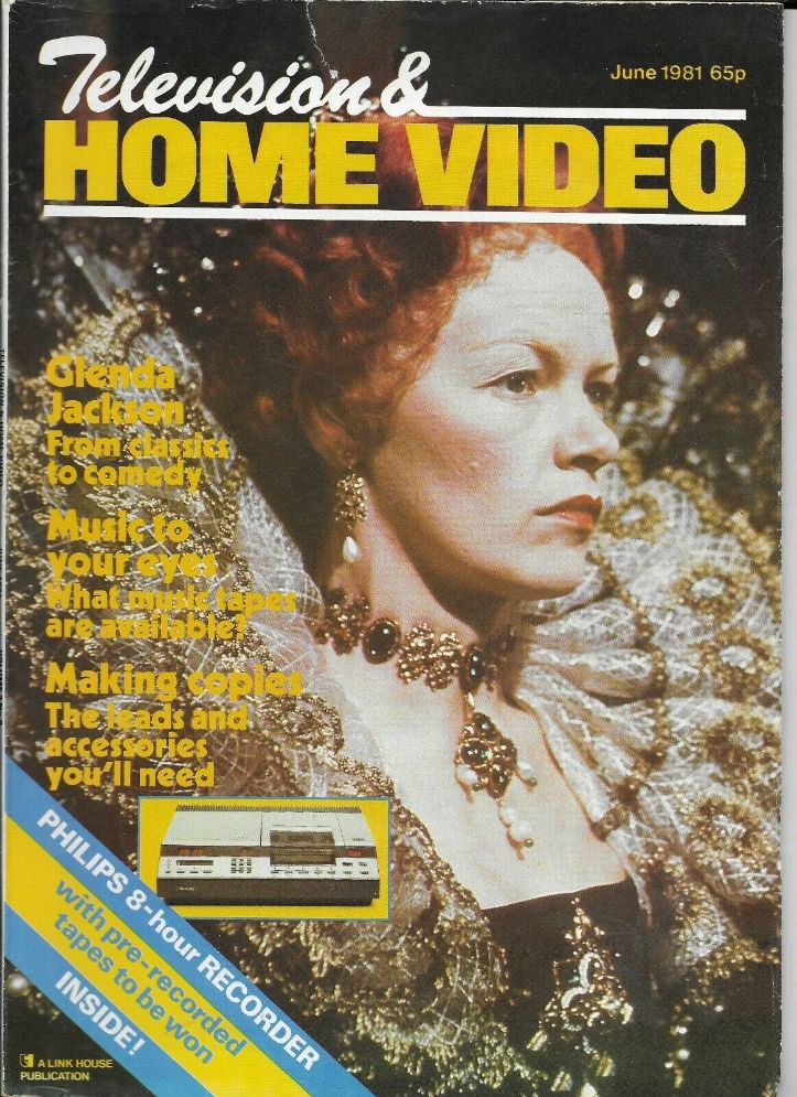 TV AND HOME VIDEO magazine side cover  June 1981