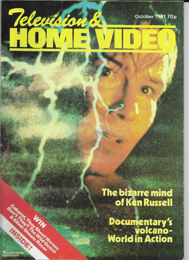 TV AND HOME VIDEO magazine side cover  October 1981