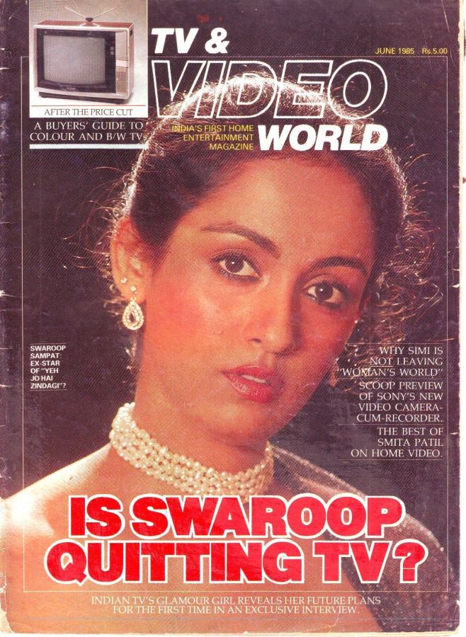 TV AND VIDEO WORLD magazine side cover June 1985