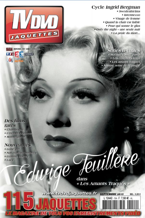 TV DVD JAQUETTES magazine side cover Issue 154 September 2015