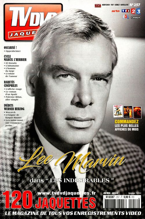 TV DVD JAQUETTES magazine side cover Issue 257  April 2024