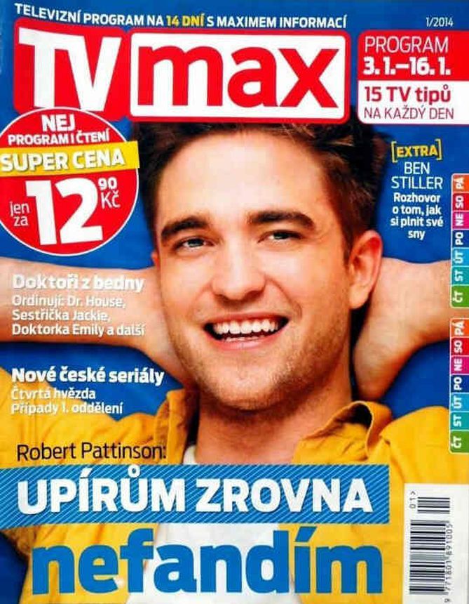 TV MAX magazine side cover Issue 1 3 January 2014