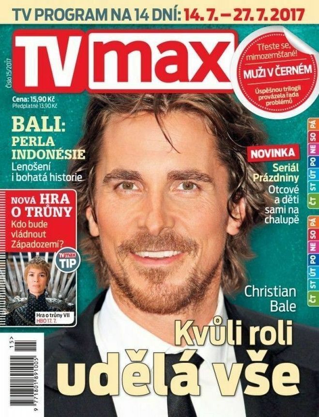 TV MAX magazine side cover Issue 15 14 July 2017