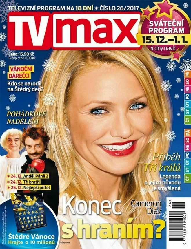 TV MAX magazine side cover Issue 26 15 December 2017